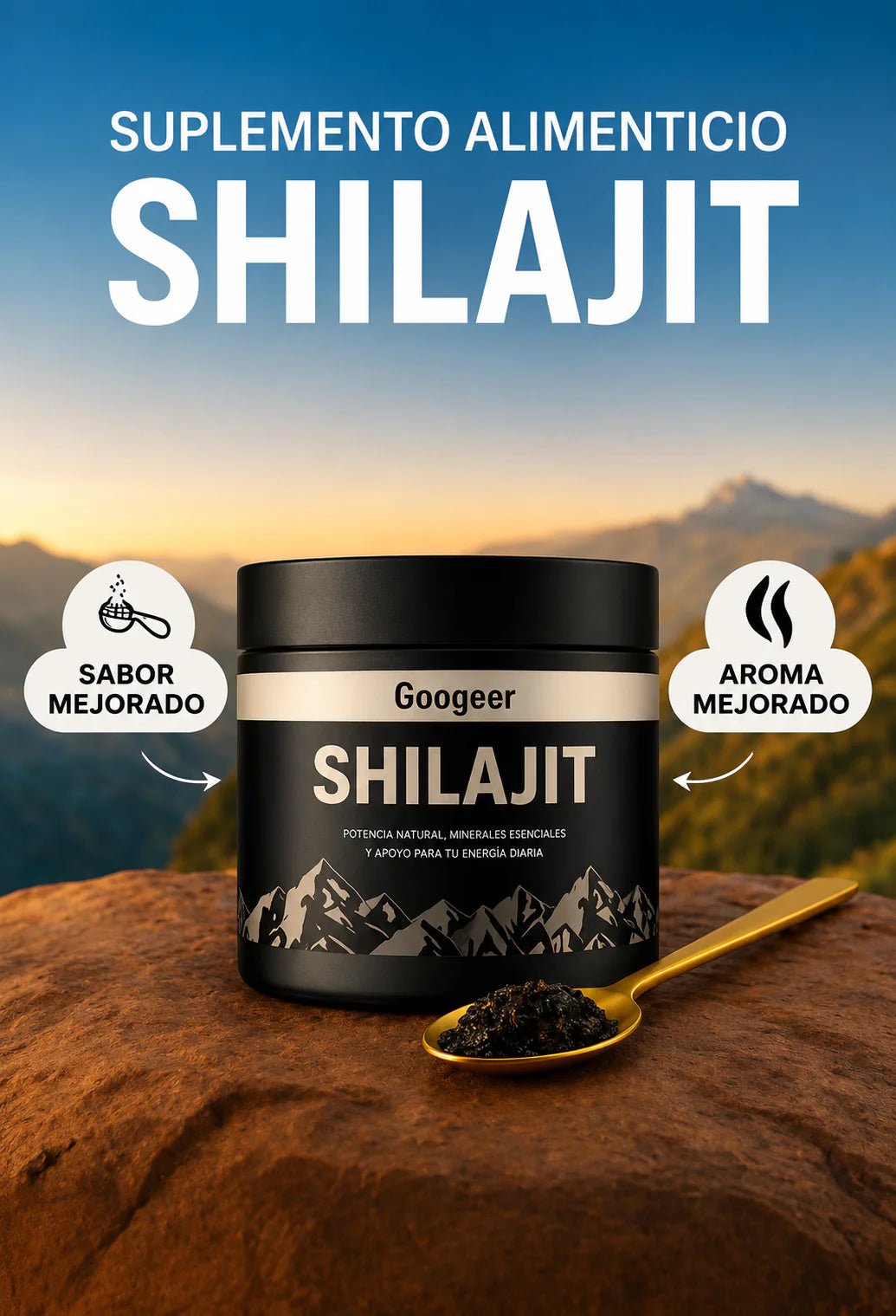 Shilajit 100% Puro | Fuente de Energía Vital del Himalaya