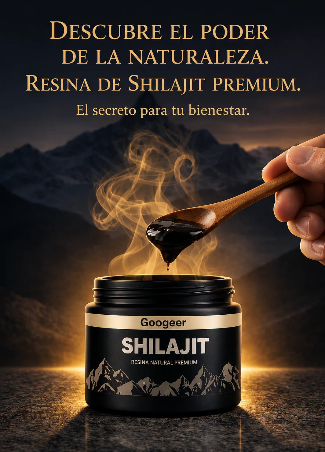 Shilajit 100% Puro | Fuente de Energía Vital del Himalaya